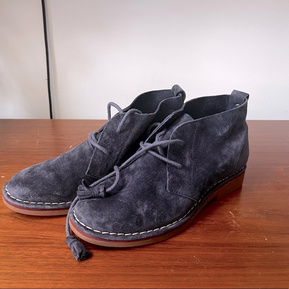 Blue shoes